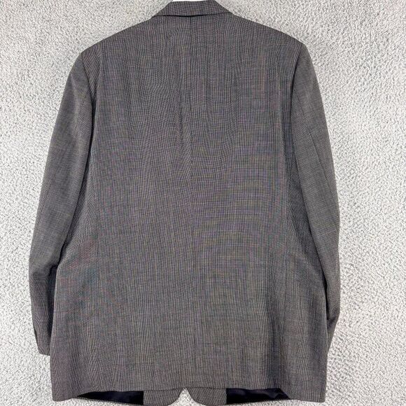 Vintage Pierre Balmain Blazer 44L Gray Suit Jacket Business Casual Modern Office - Picture 6 of 16
